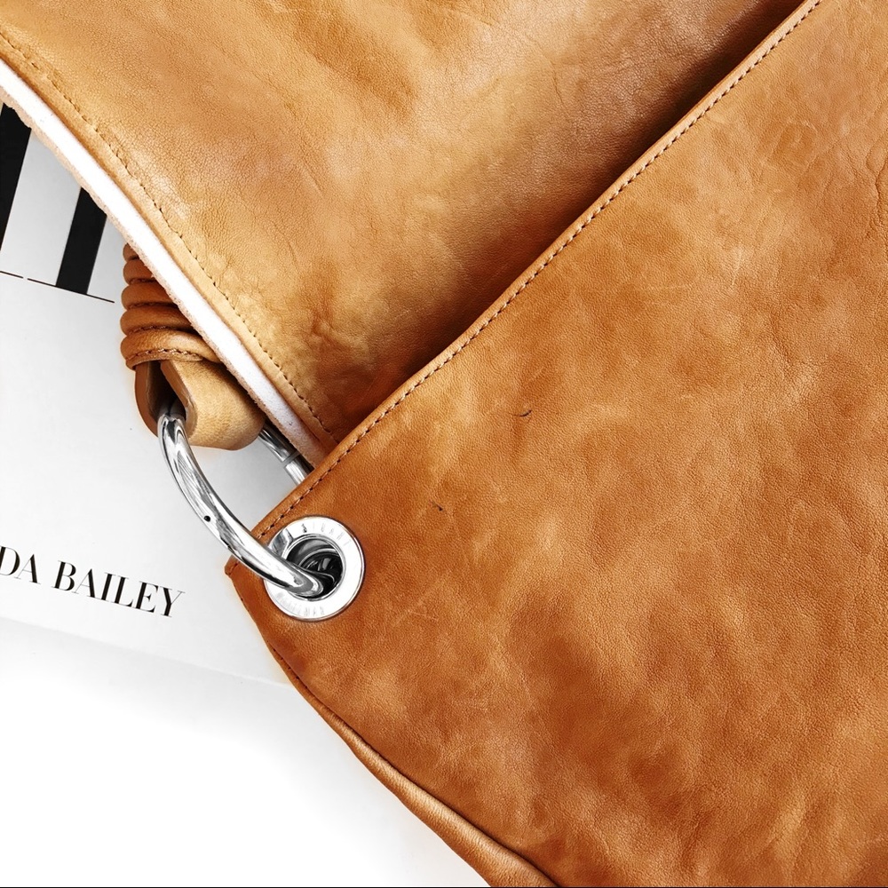 Stuart Weitzman Collection Distressed Leather Bag - image 4